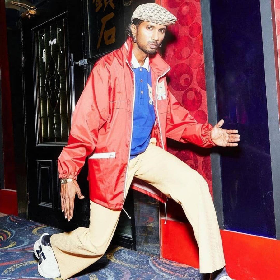 DunGüd on set with GUCCI